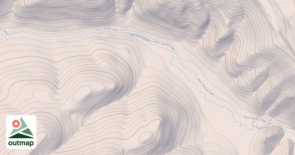 Map of SPRING CREEK