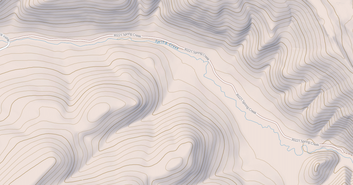 Map preview of SPRING CREEK