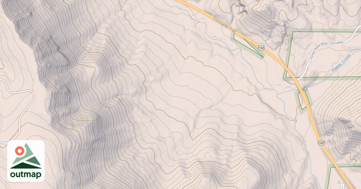Map of DRY VALLEY TS.