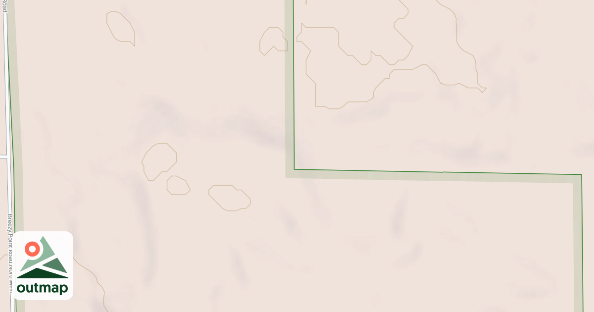 Map of BREEZY POINT ROAD SPUR D
