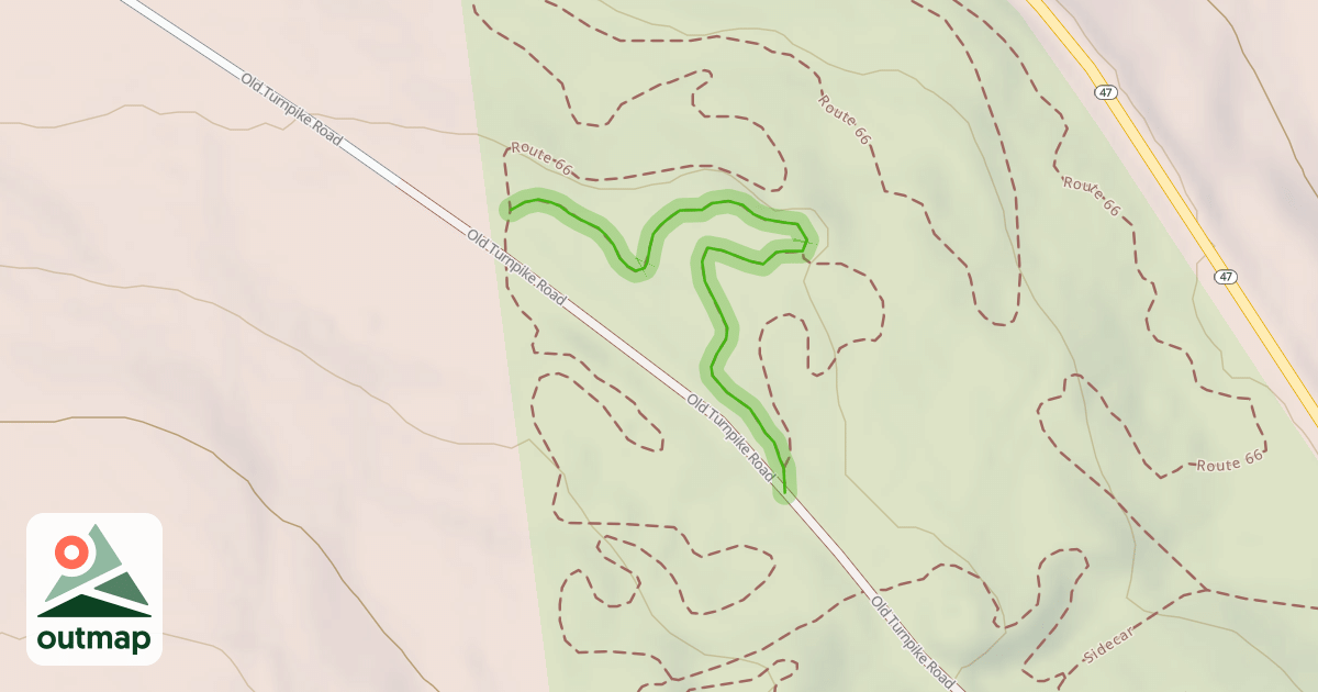 Map of Little Red Corvette