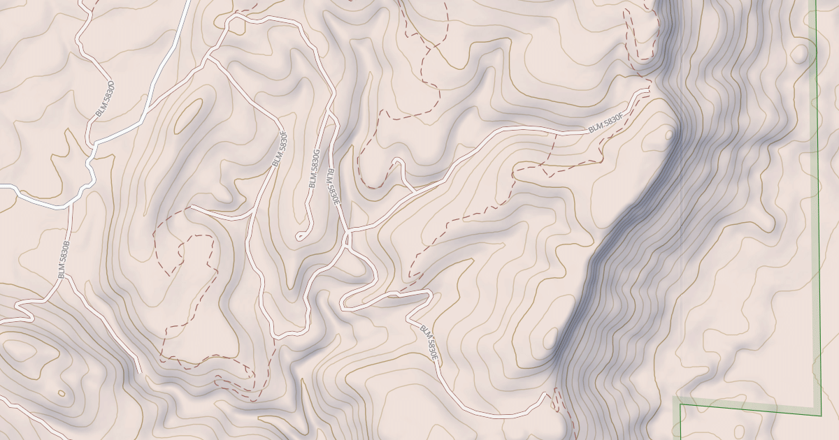 Map preview of BLM National GTLF Public Motorized Roads 6d146508-4ef4-42f3-a893-d1c982aafb2d