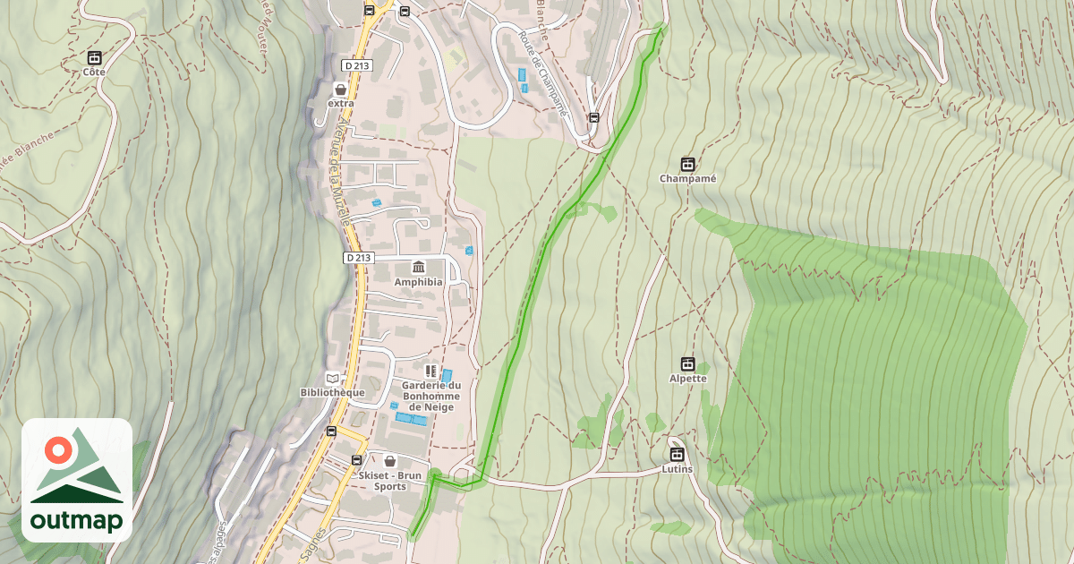 Map of Acces Village