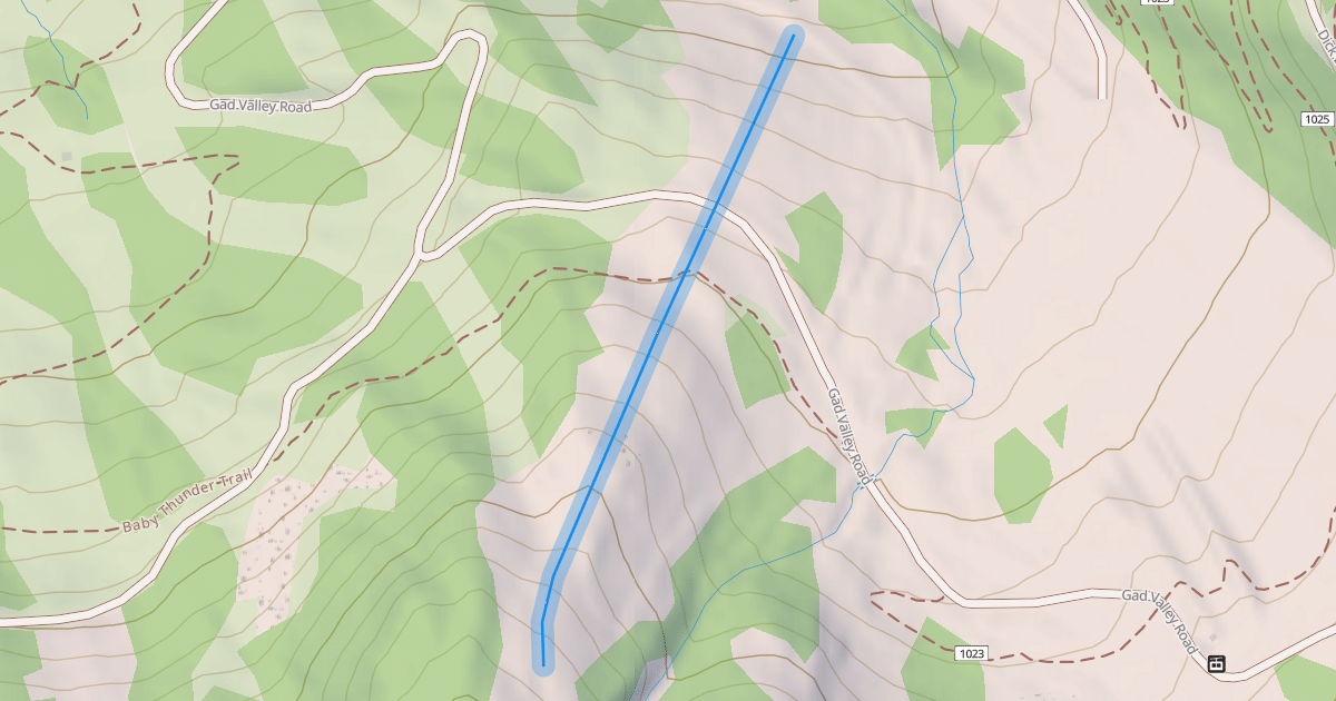 Map preview of Elbow Proper