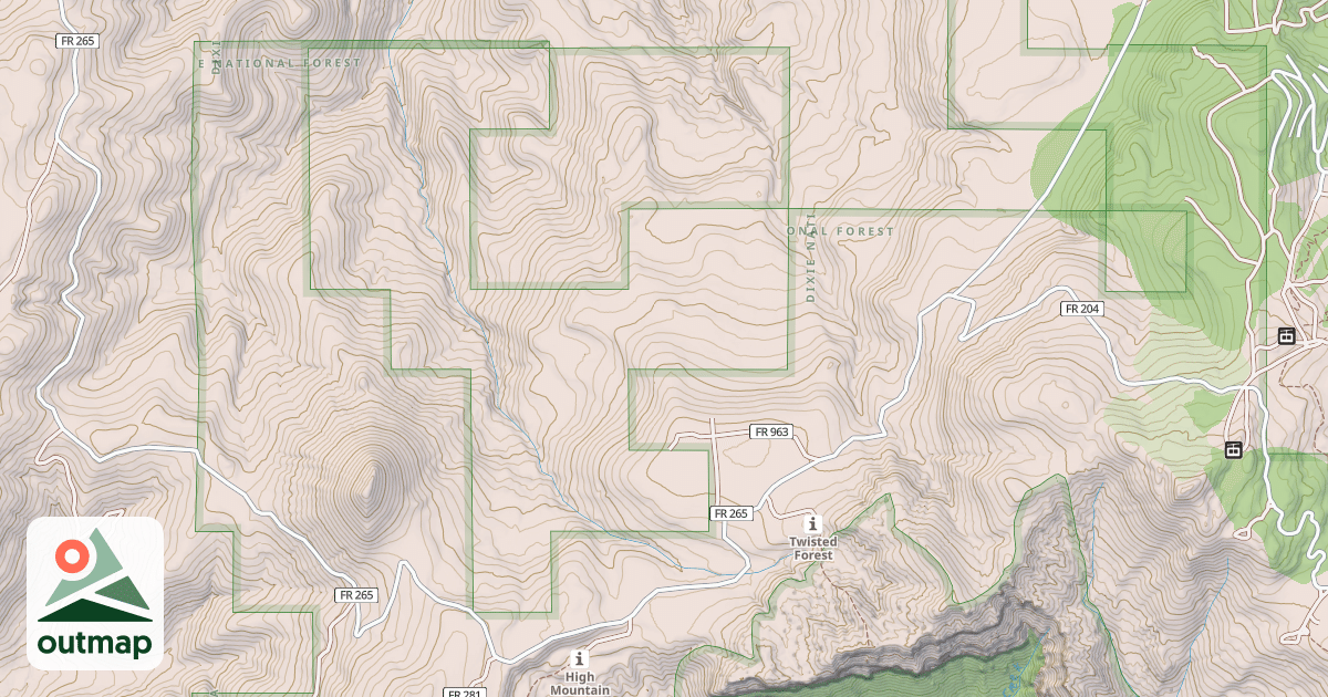 Map of SUGARLOAF MTN
