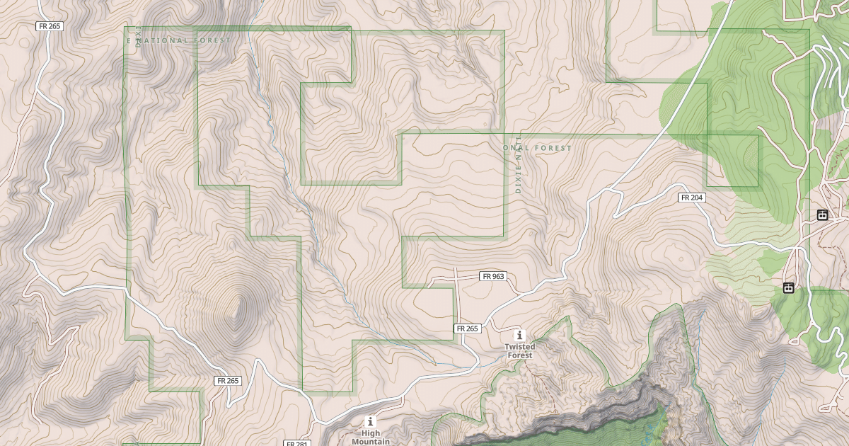 Map preview of SUGARLOAF MTN