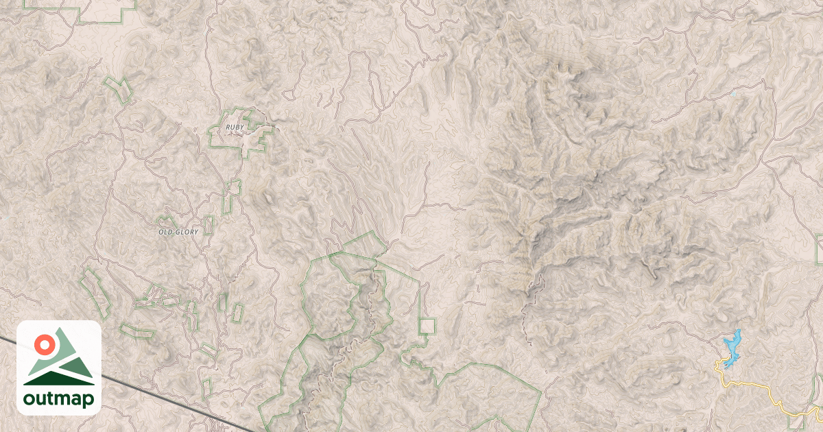 Map of RUBY ROAD