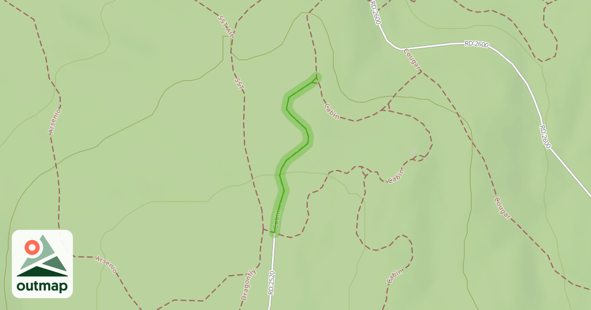 Map of Cabin-SST Spur