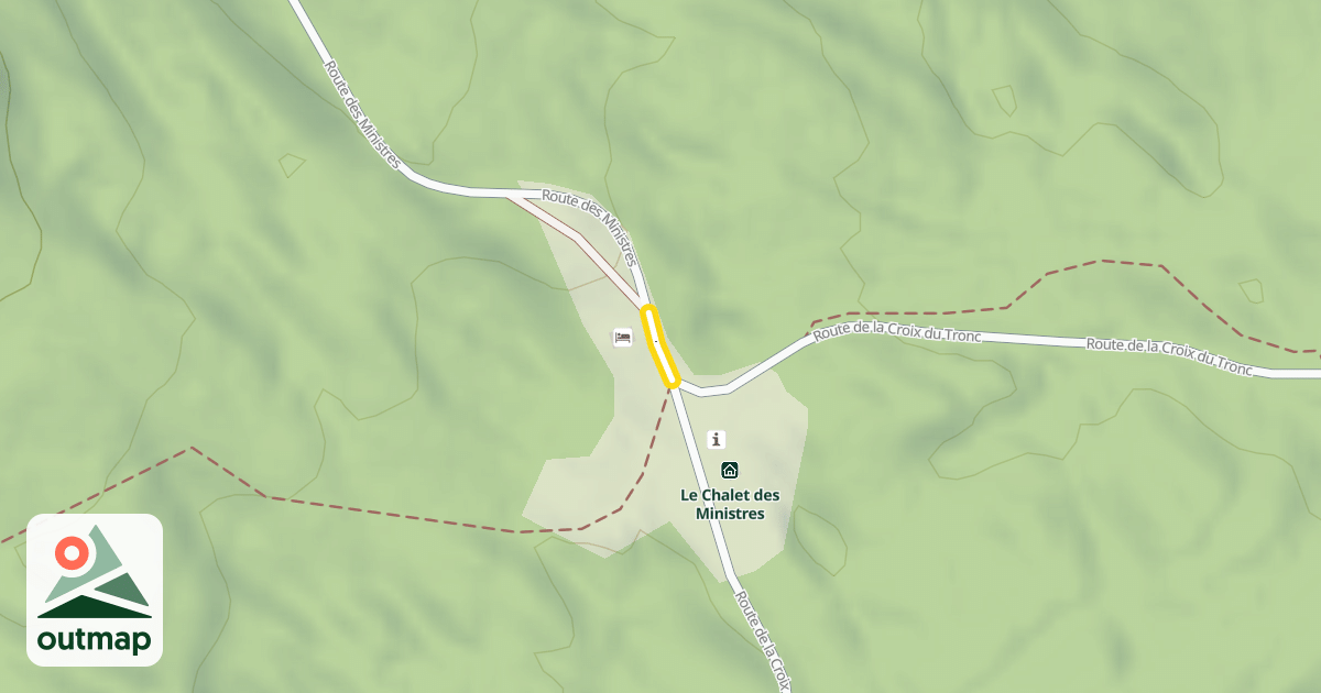 Map of Route des Ministres