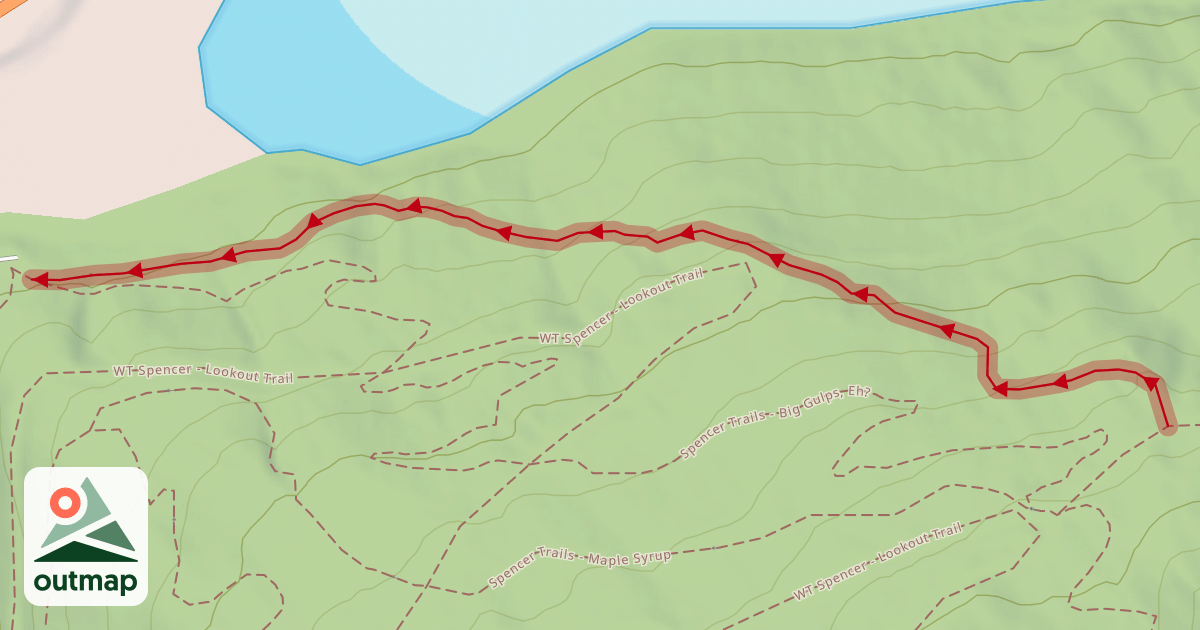 Map of Spencer Trails - Malice in Plunderland