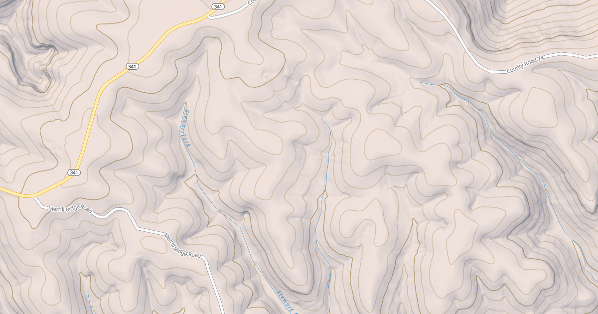 Map preview of USFS National Forest System Roads {9E3258D5-2941-4C00-BEE2-23E98A1ADA93}