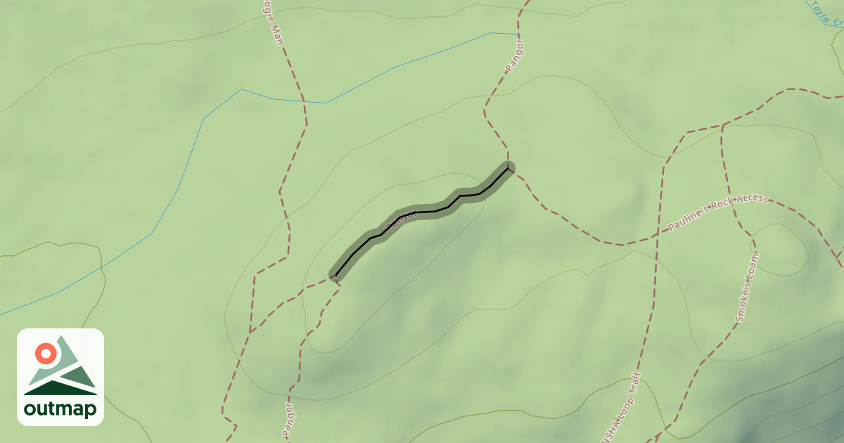 Map of Pangor