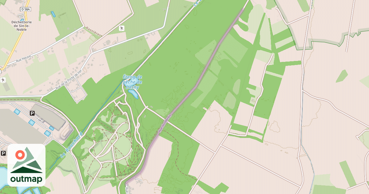 Map of Rue du Marais