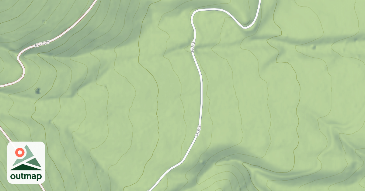Map of (FDR) PIERCE CREEK