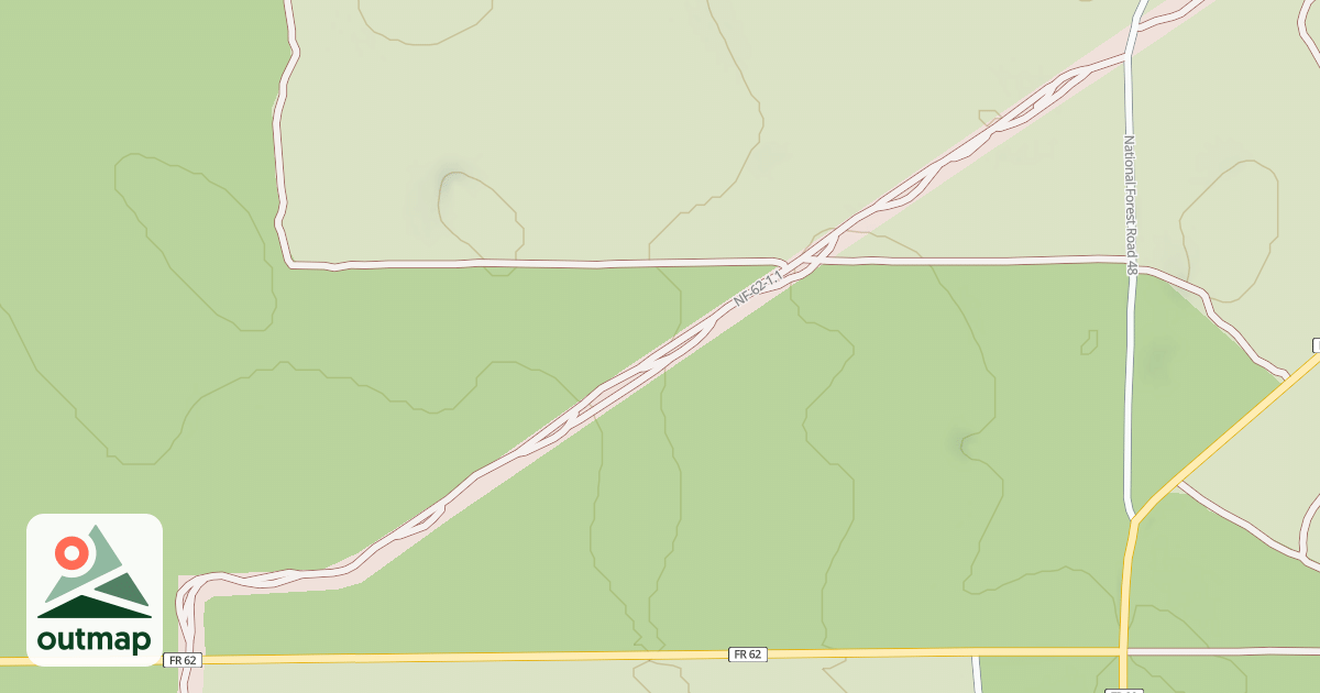 Map of USFS Motor Vehicle Use Map Roads {622FA018-1F77-4851-B0A6-06B983BC1C65}