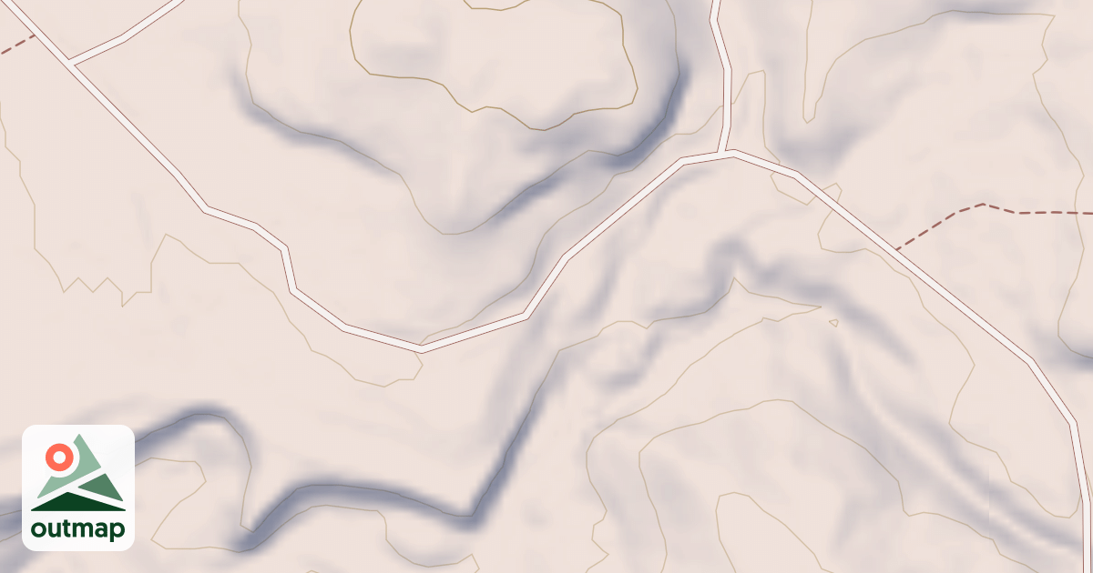 Map of Black Ridge To Kane Creek