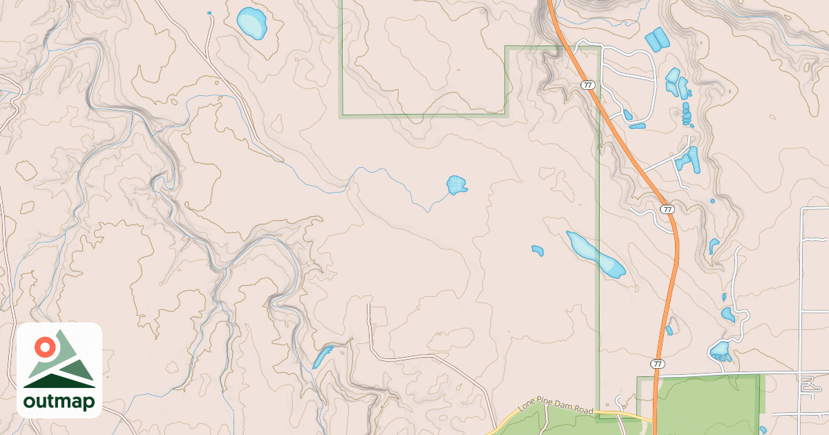 Map of USFS National Forest System Roads {DE9EA6BA-6F9D-4CCF-B47C-9DDAA031C83C}