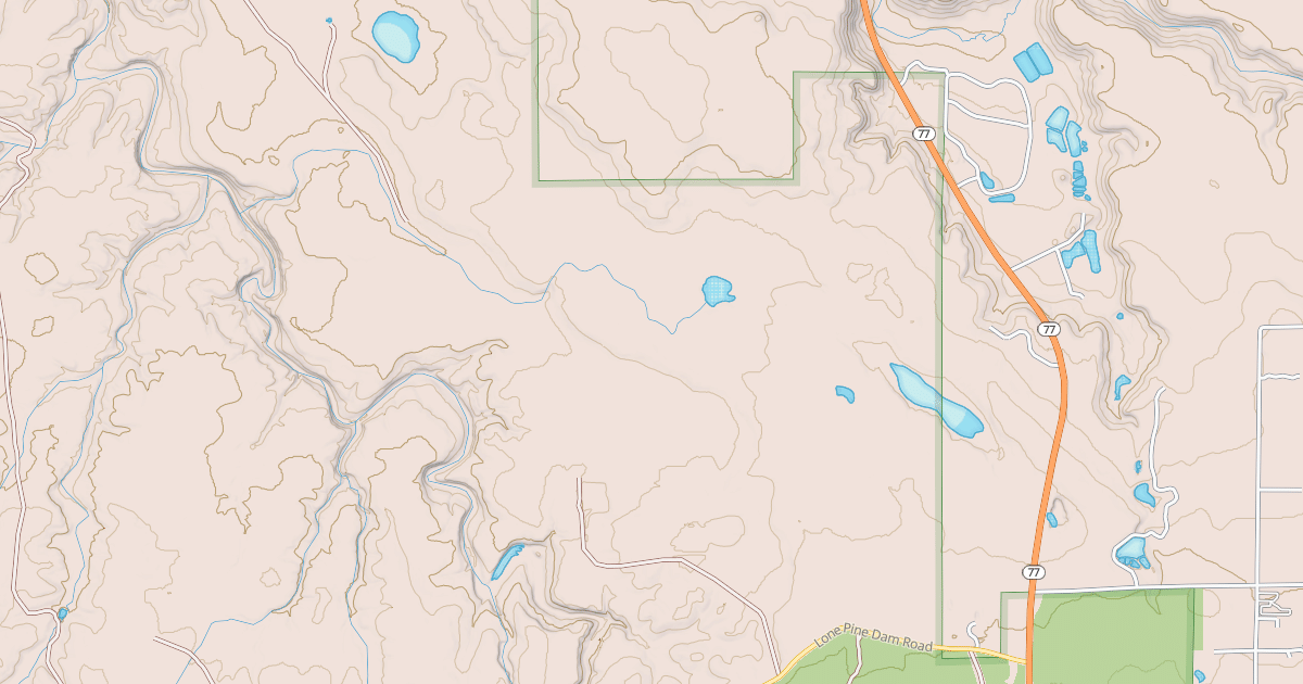 Map preview of USFS National Forest System Roads {DE9EA6BA-6F9D-4CCF-B47C-9DDAA031C83C}