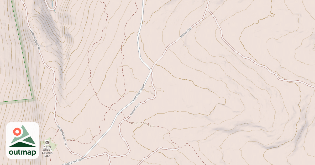 Map of Haldeman & Greenland Tracts - Snowmobile Trails