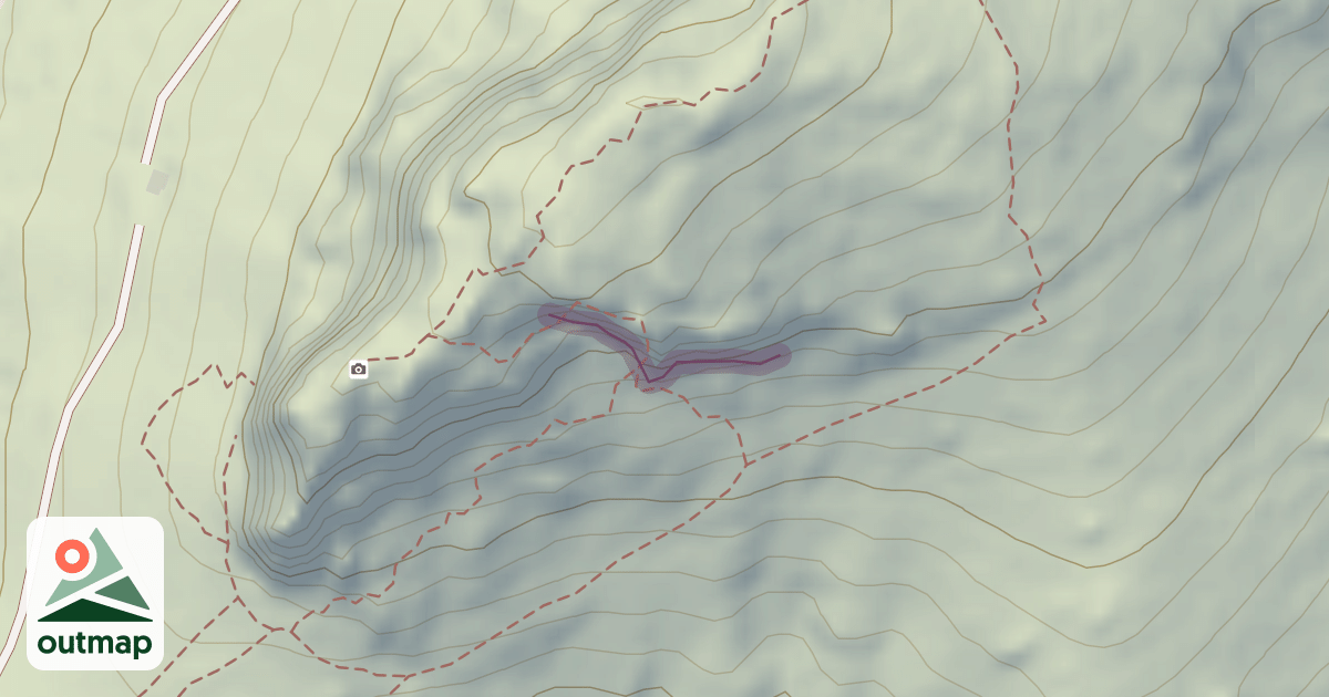 Map of Saint-Jean-de-Buèges - Face Sud