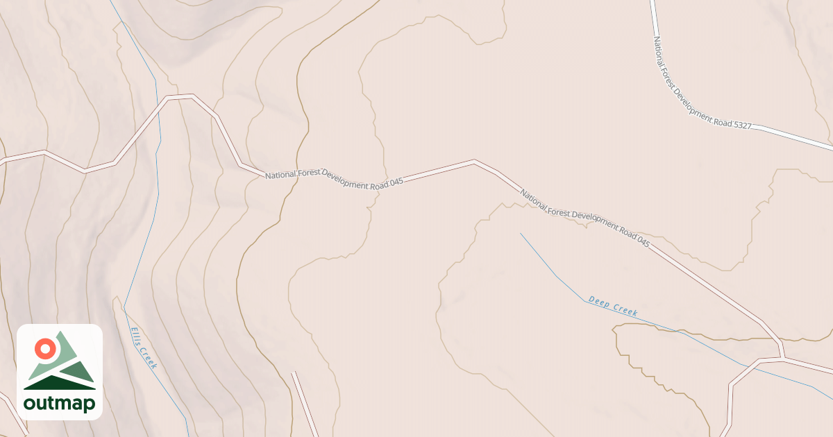Map of USFS Motor Vehicle Use Map Roads {2C2B8DD8-801D-4D32-A5C8-19B0750E0D02}