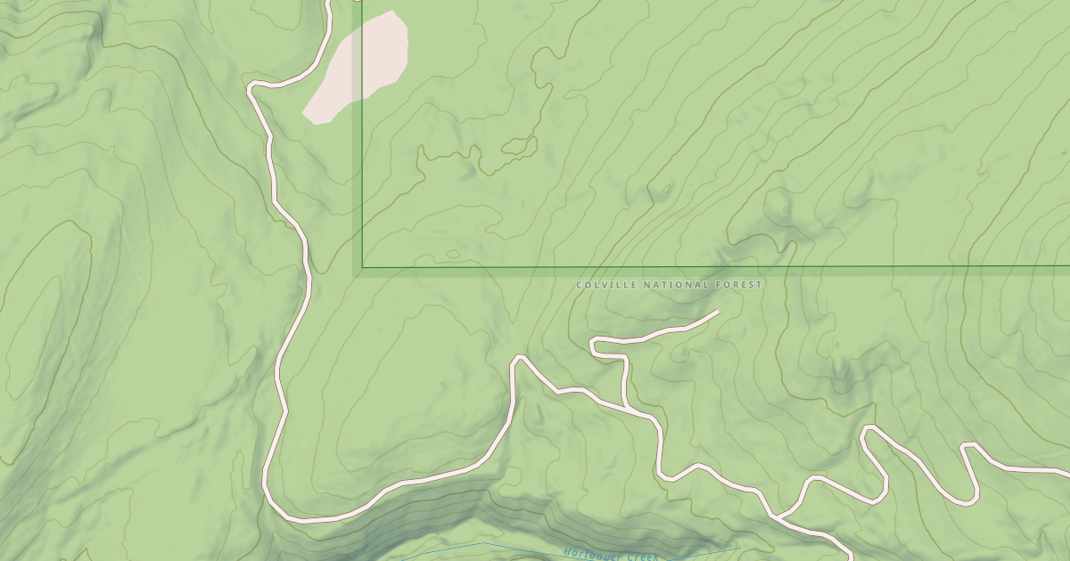 Map preview of USFS Motor Vehicle Use Map Roads {AF328F5D-FD6C-4003-A0A1-8AC130C34B40}