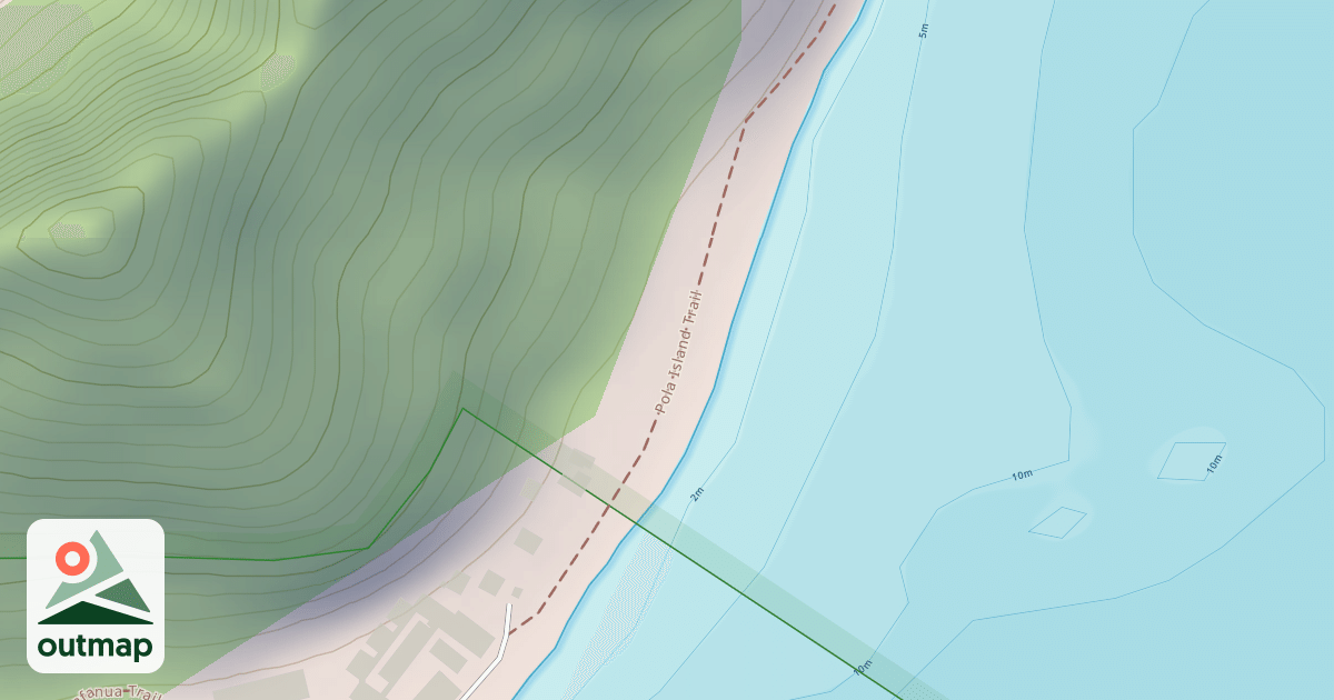 Map of Polauta 4wd Road in Eastern