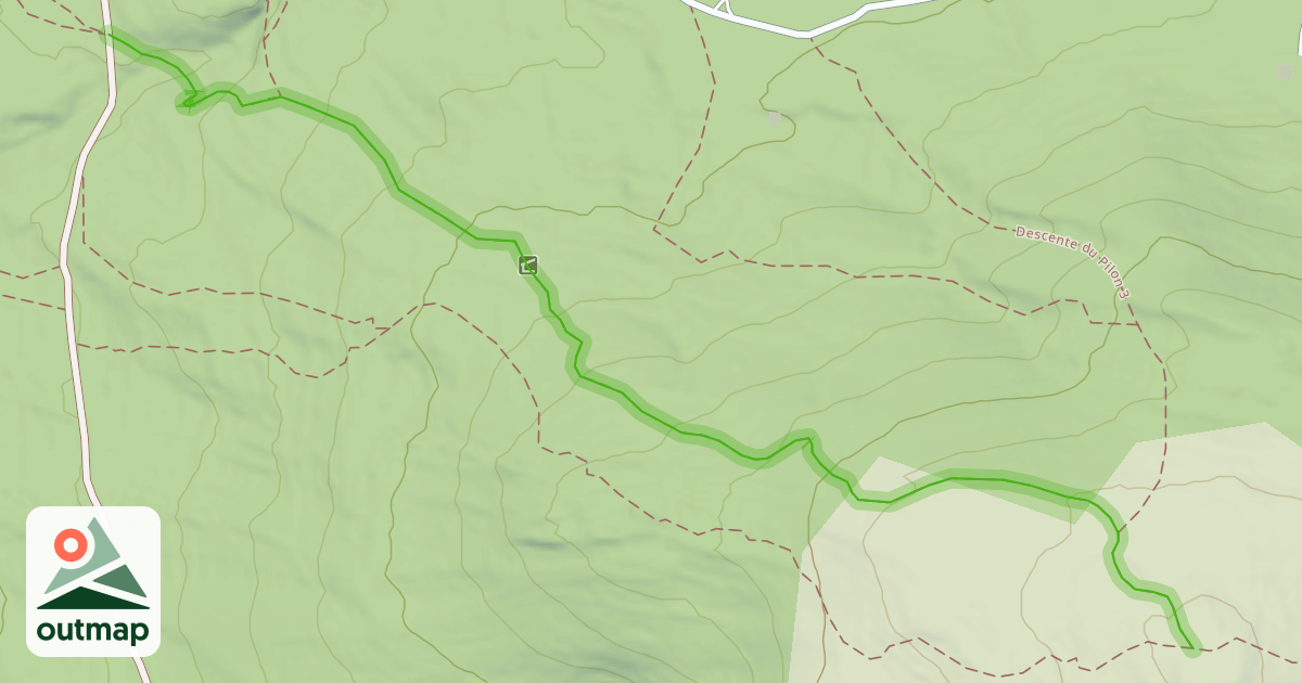 Map of Descente du Pilon 1