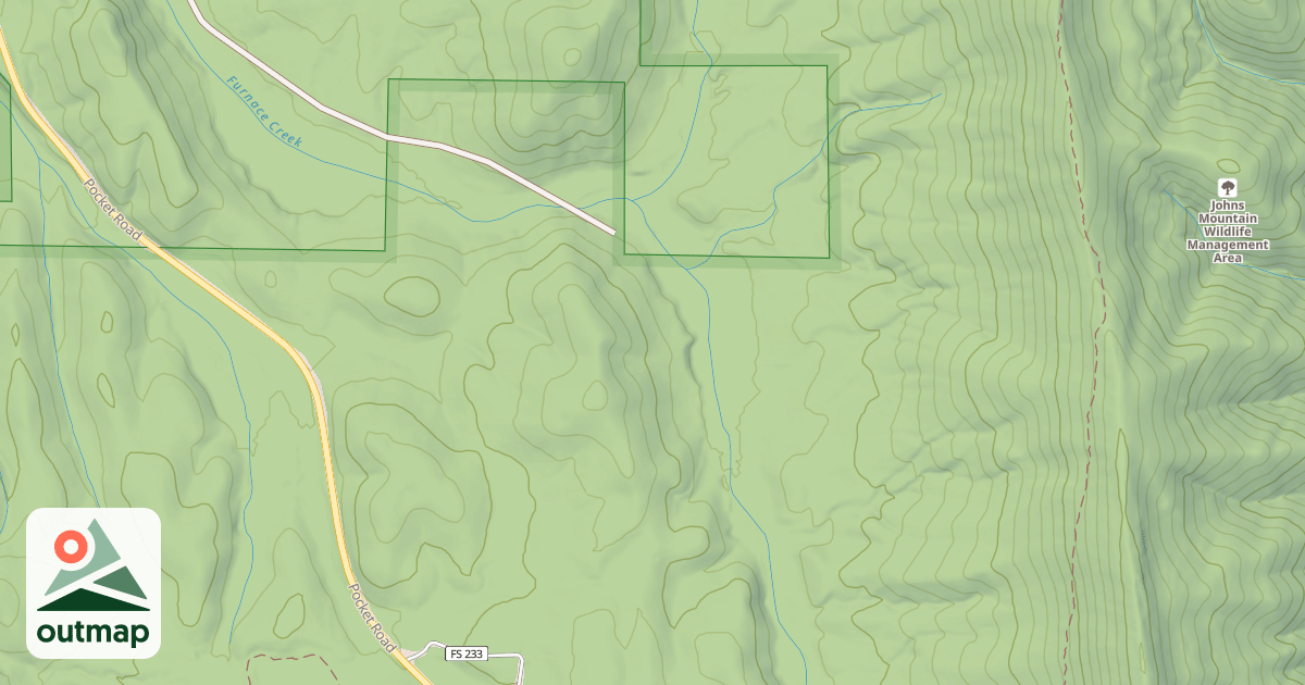 Map of FURNACE CREEK