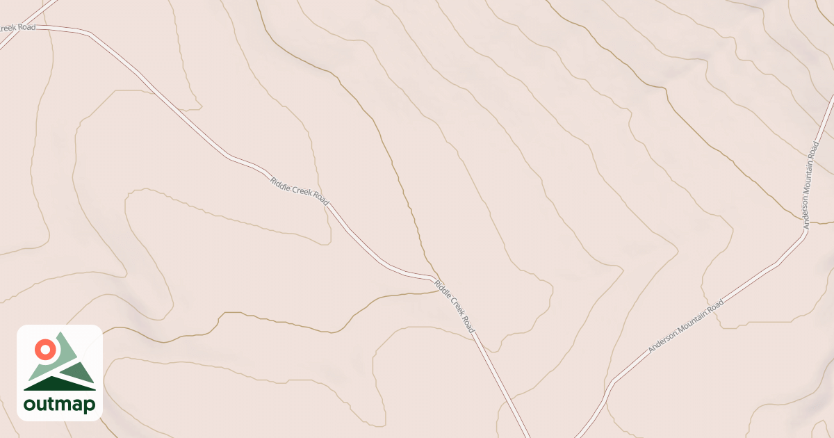 Map of Desert Trail Alternate  (Unmarked)