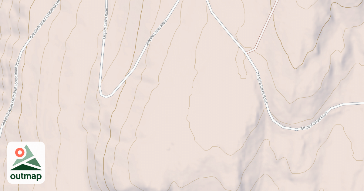 Map of USFS Motor Vehicle Use Map Roads {66196001-0E50-4E38-9A30-377257527609}