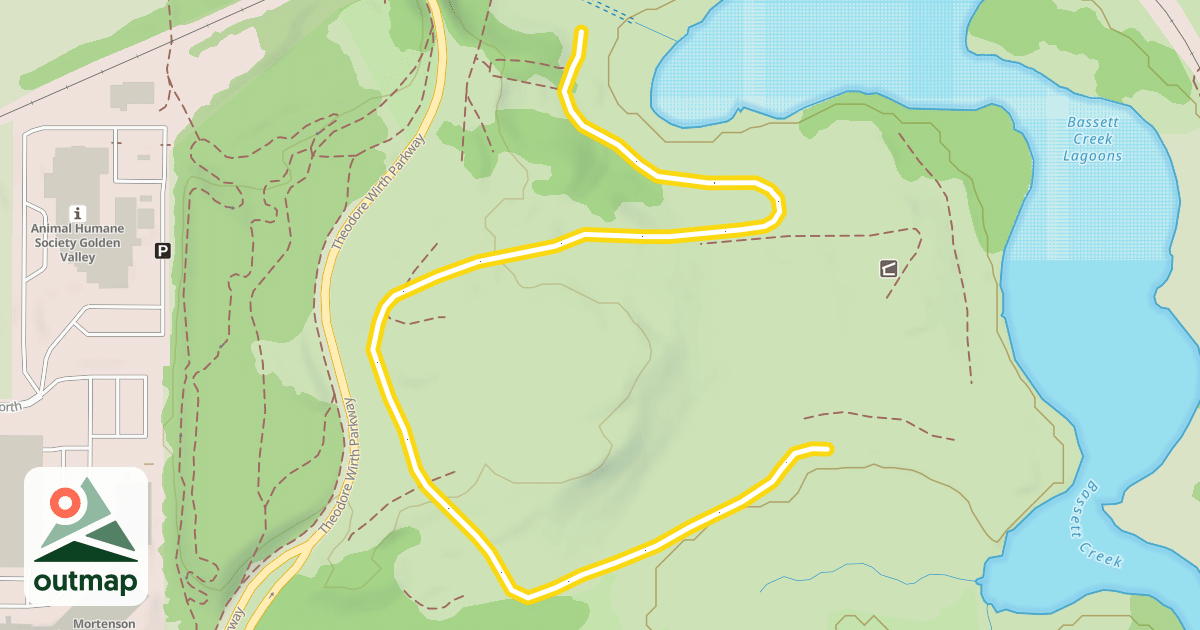 Map of Skyline Trail