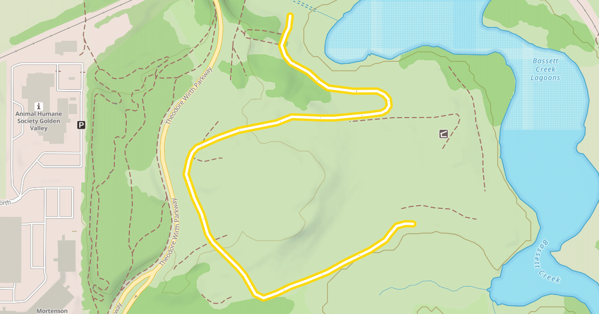 Map preview of Skyline Trail