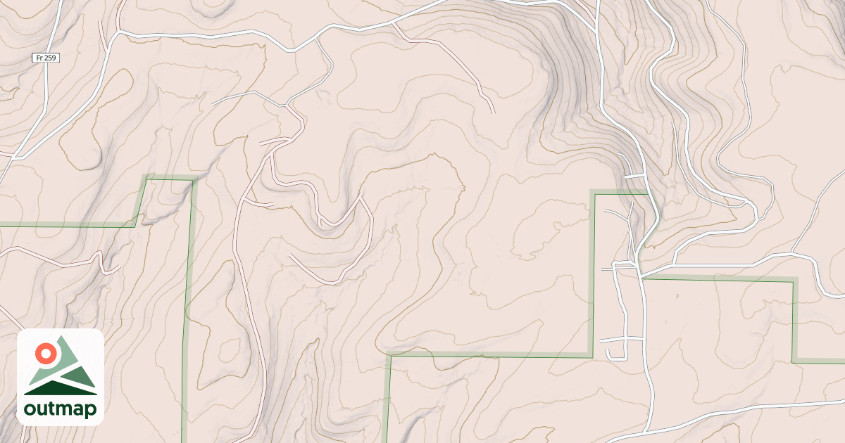 Map of COUNTY LINE - B