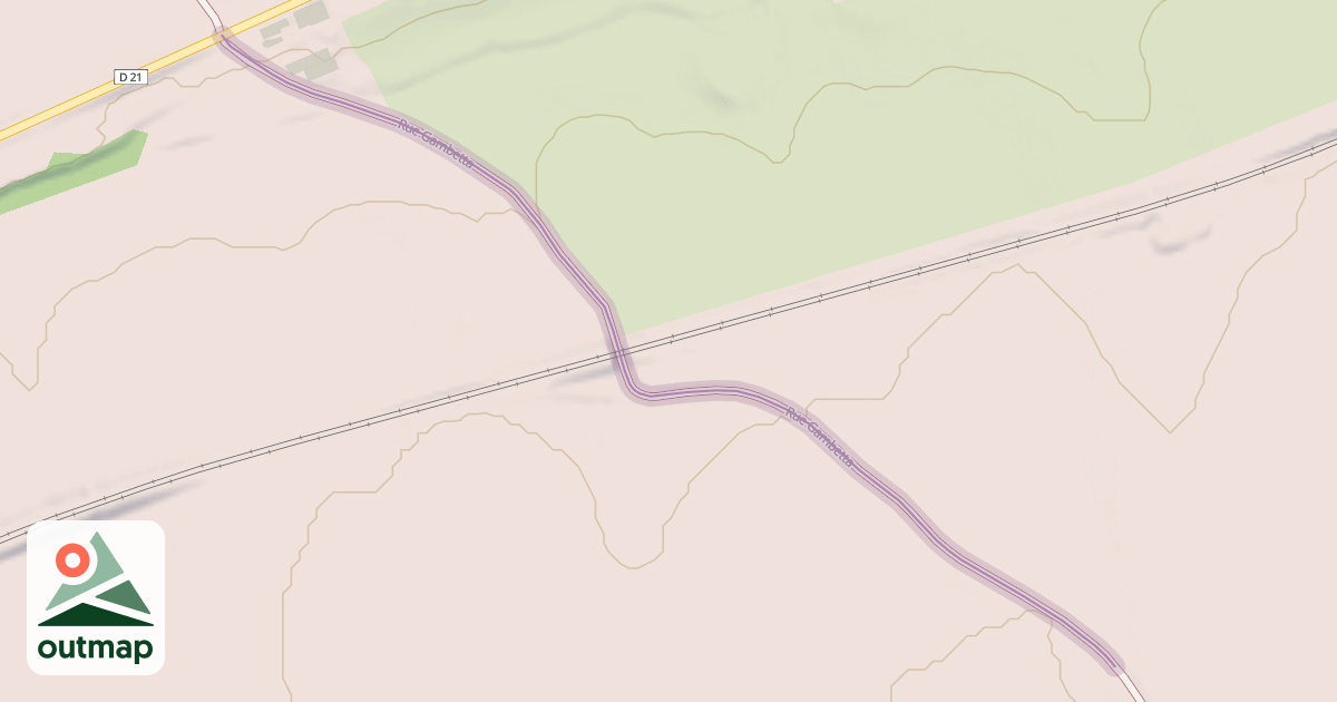 Map of Rue Gambetta