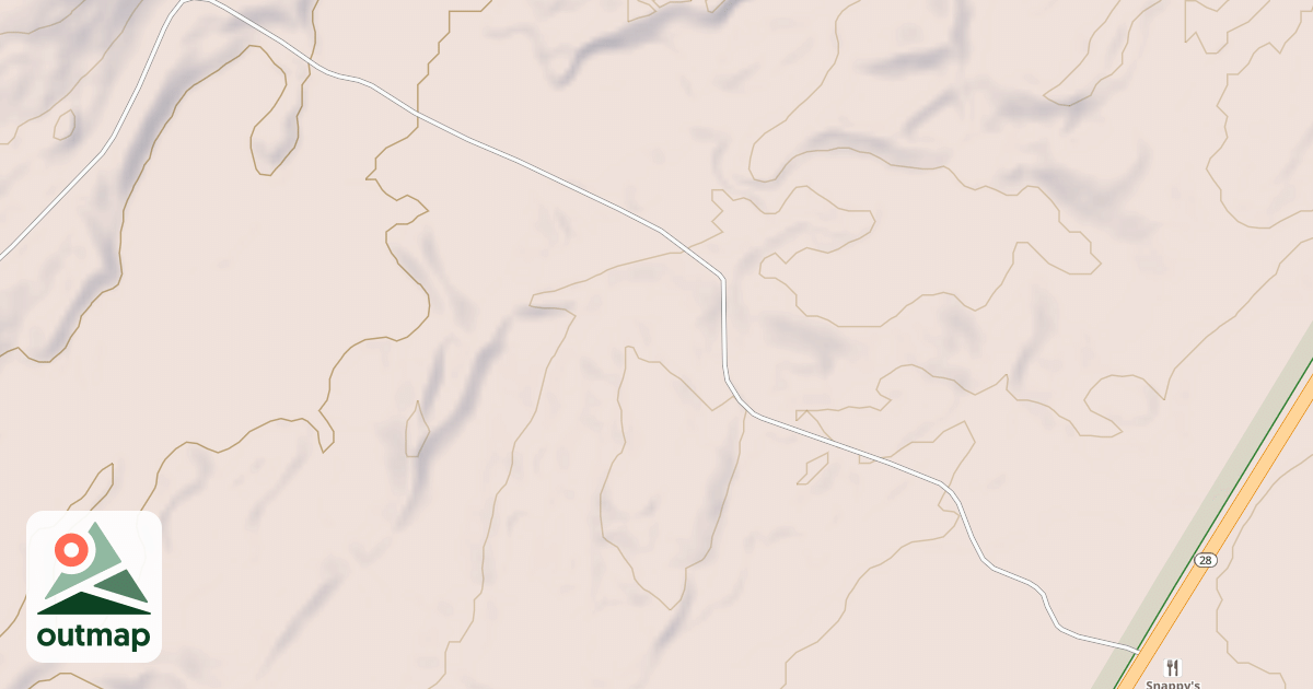 Map of Brandy Lake Trail