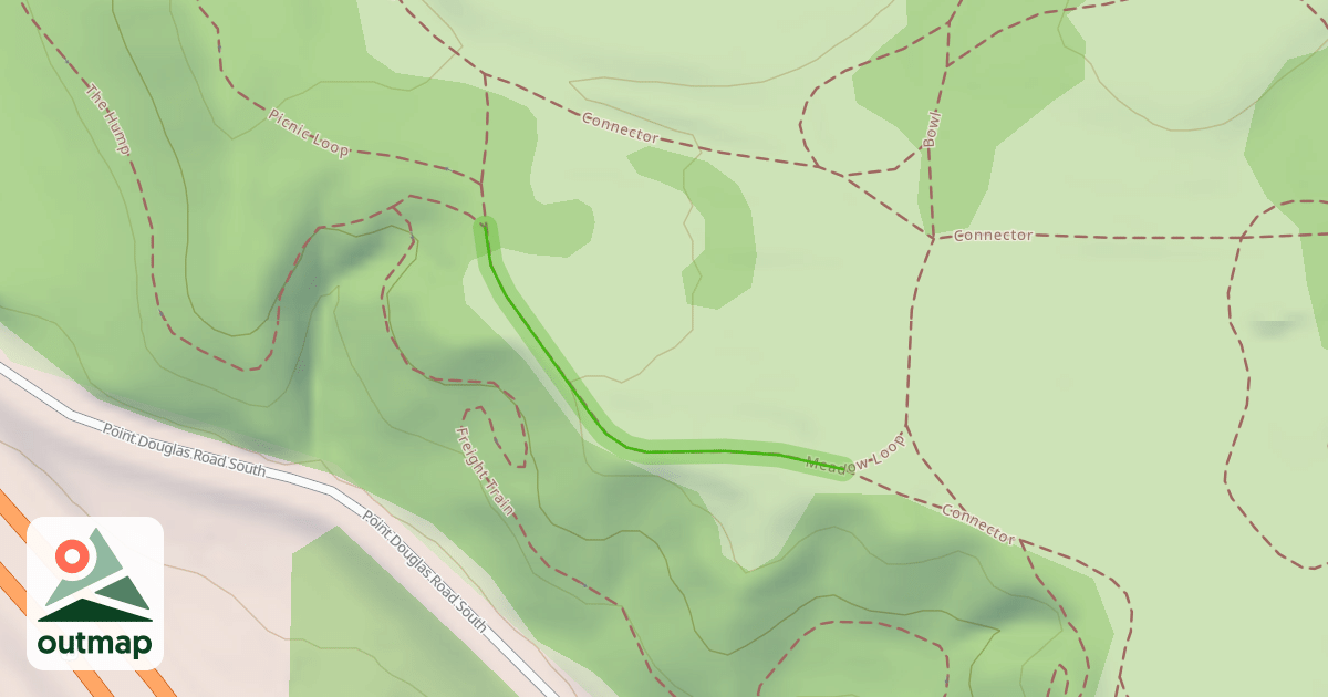 Map of Meadow Loop