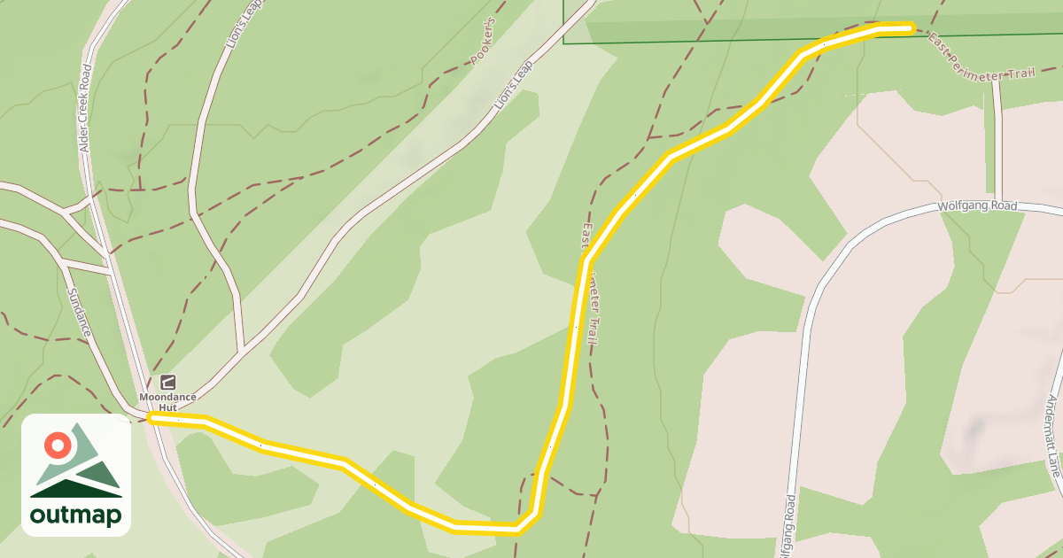Map of Glenn's Gallop