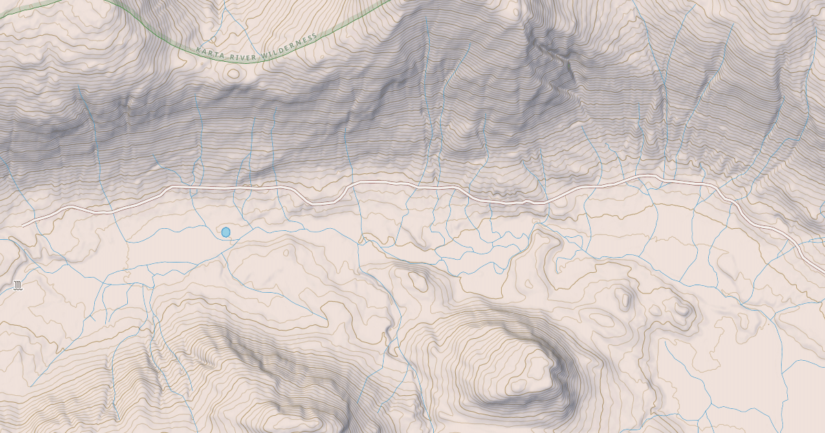 Map preview of Maybeso Road