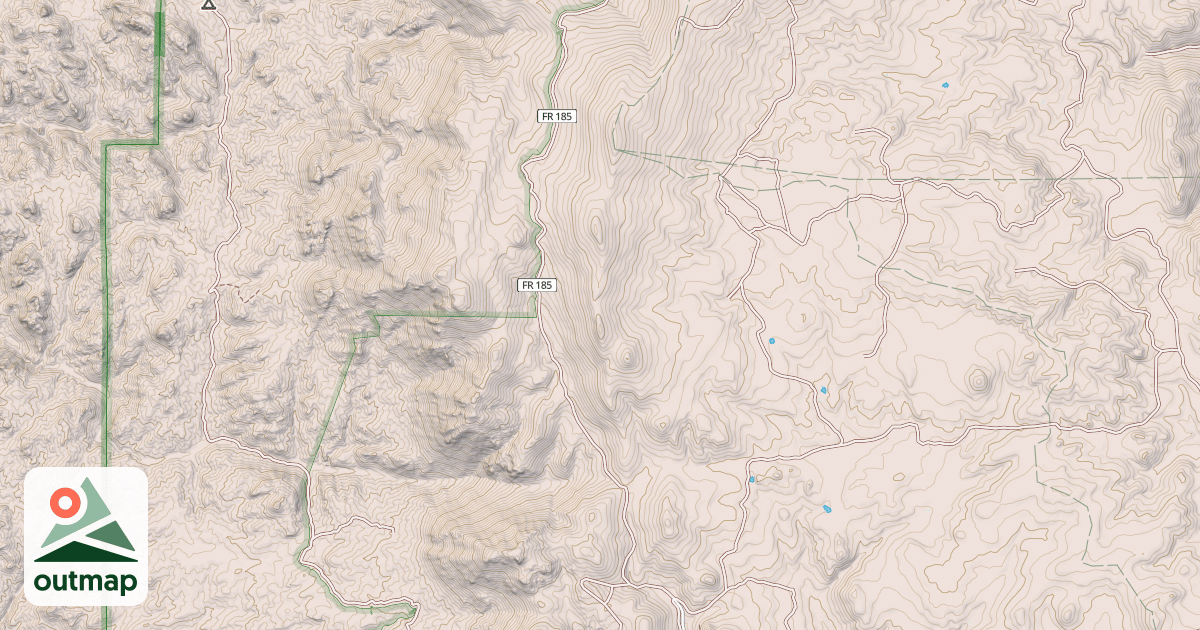 Map of ASPEN RIDGE