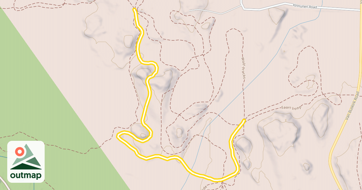 Map of Coyote Canyon
