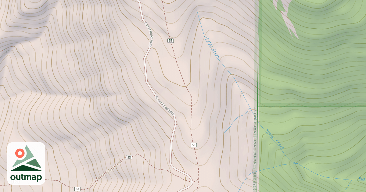 Map of N557C PADDLE