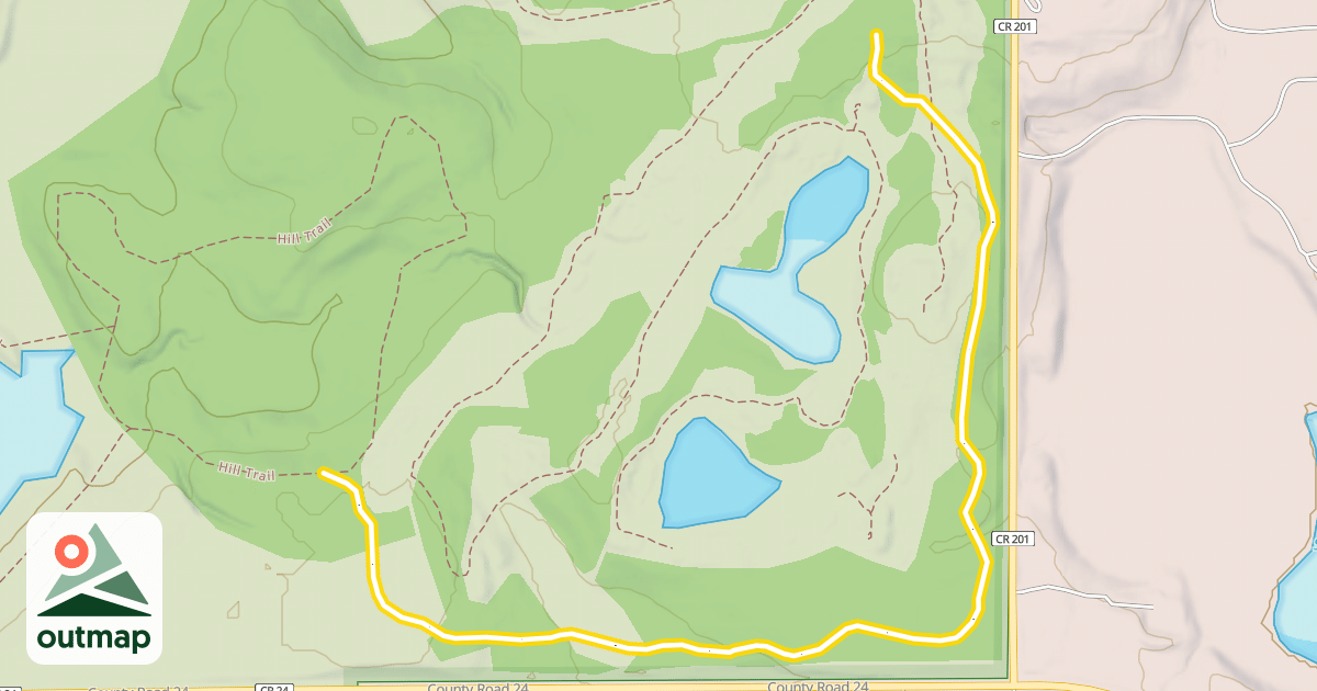 Map of Prairie Trail