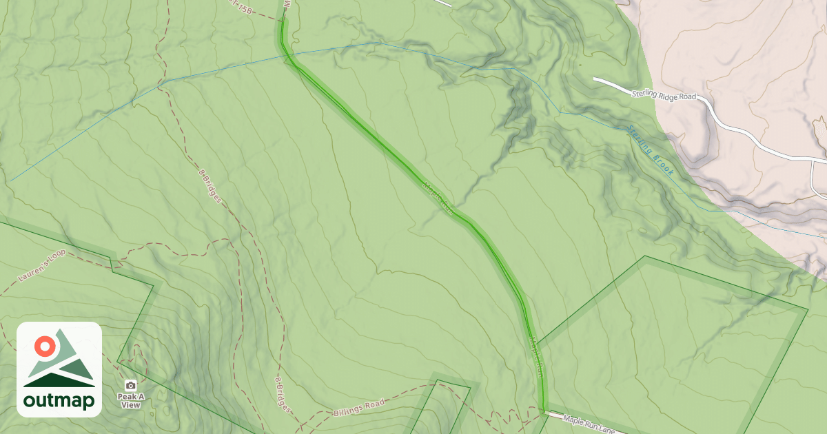 Map of Maple Run