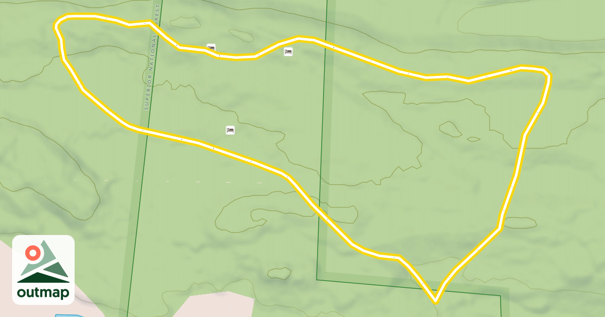 Map of Ox Cart Trail