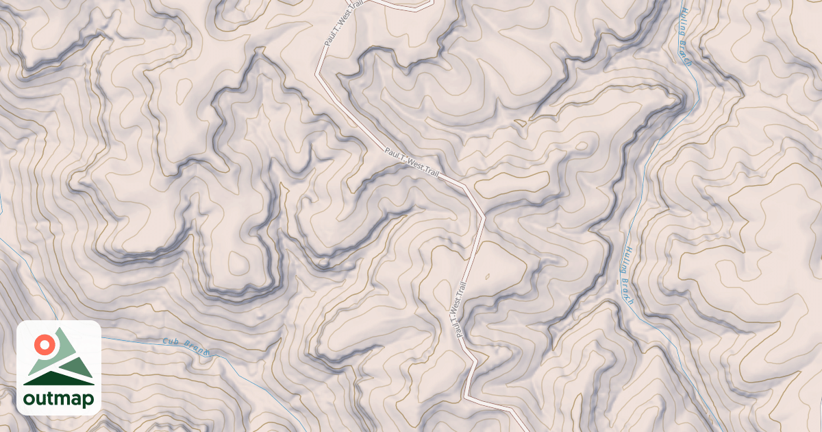 Map of Station Camp To Bear Creek Connector (Segment E)
