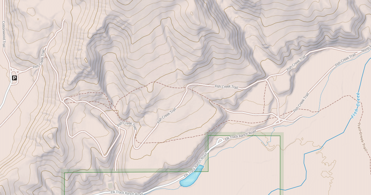 Map preview of Fish Creek