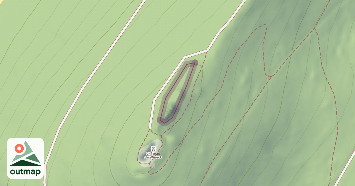 Map of Climbing Crag