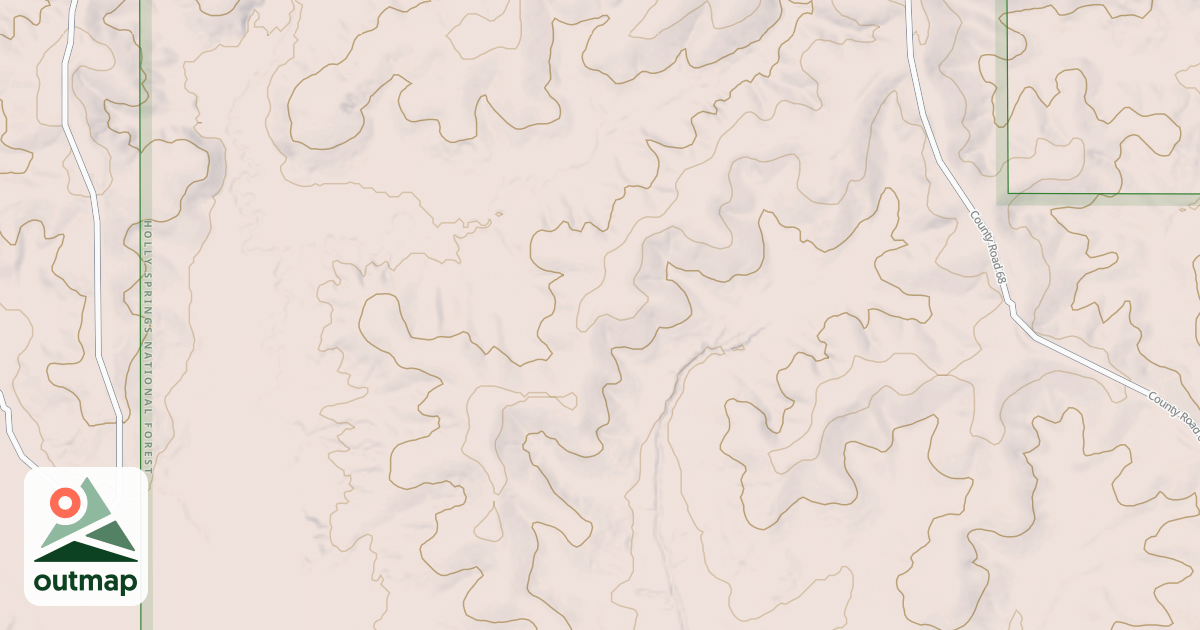 Map of USFS National Forest System Roads {CDA2F250-14F0-44BF-840D-472D417D7E7A}