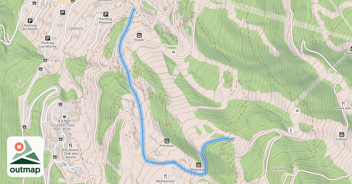 Map of Fontaines
